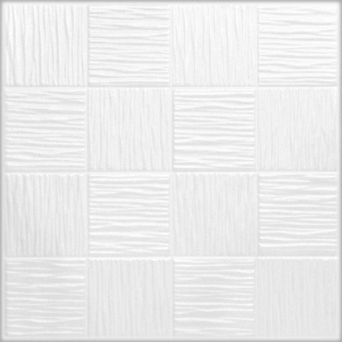 White Panel Set 11: Decorative Ceiling & Wall Panels, 8 Pack (2m²)