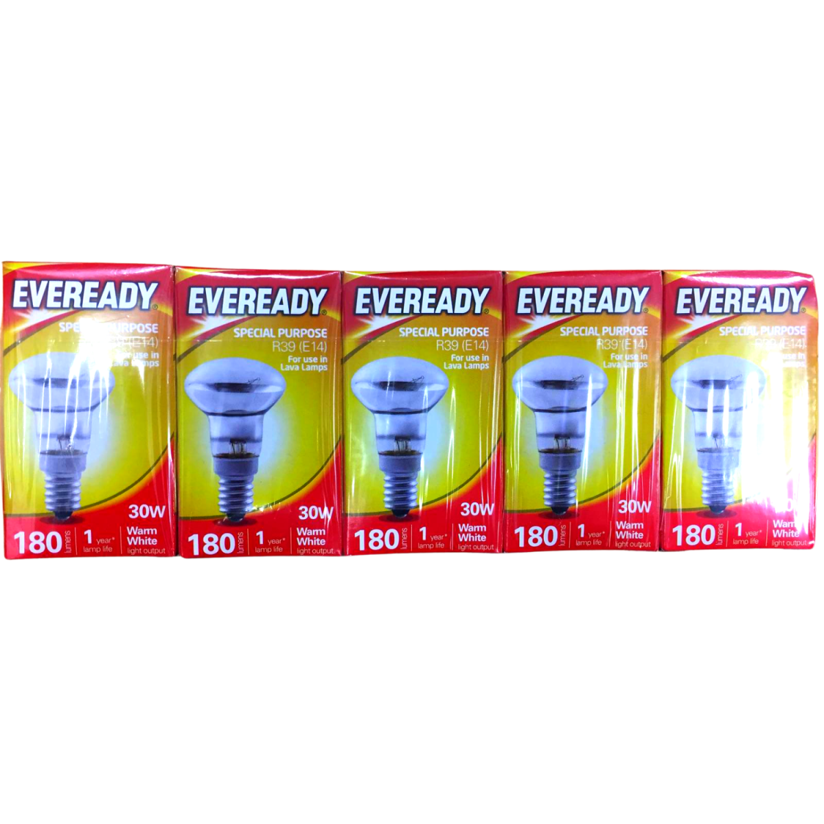 Eveready R39 30W SES Spot Lamp 180 Lumens Pack of 10