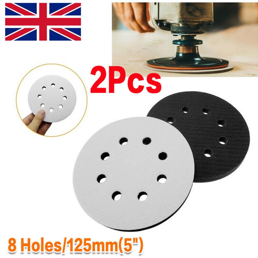 2Pcs 125mm/5 inch Diameter Soft Buffer Sponge Interface Cushion Pad