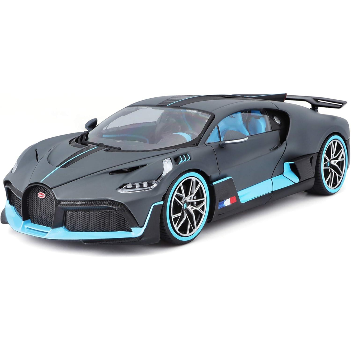 Burago 1:18 Bugatti Divo Flat Dark Grey Die Cast Model