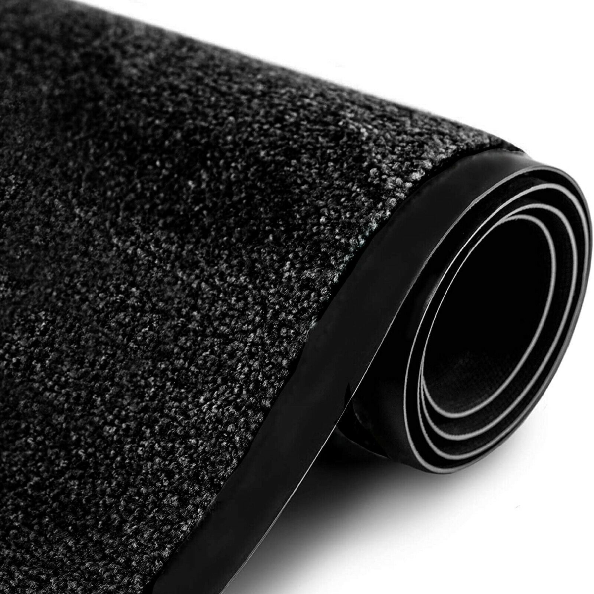 ARRAN 60 x 80 Black Heavy-Duty Rubber Barrier Mat