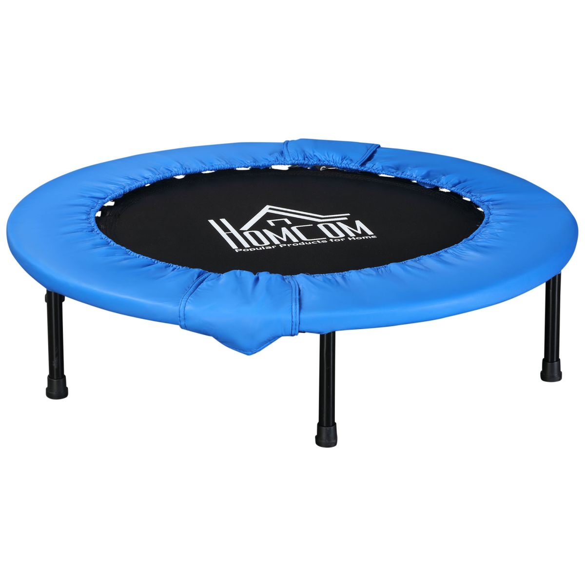 Foldable Mini Fitness Trampoline Exercise Rebounder Jumper, Blue