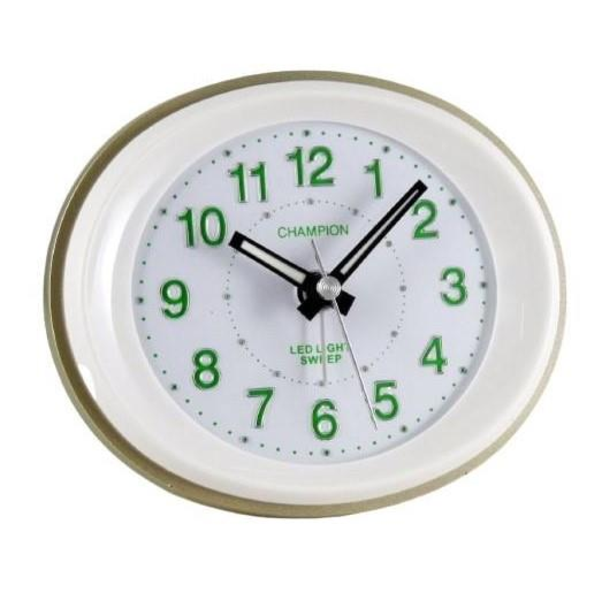Champion Silent Sweep Gold Alarm Clock MF888G