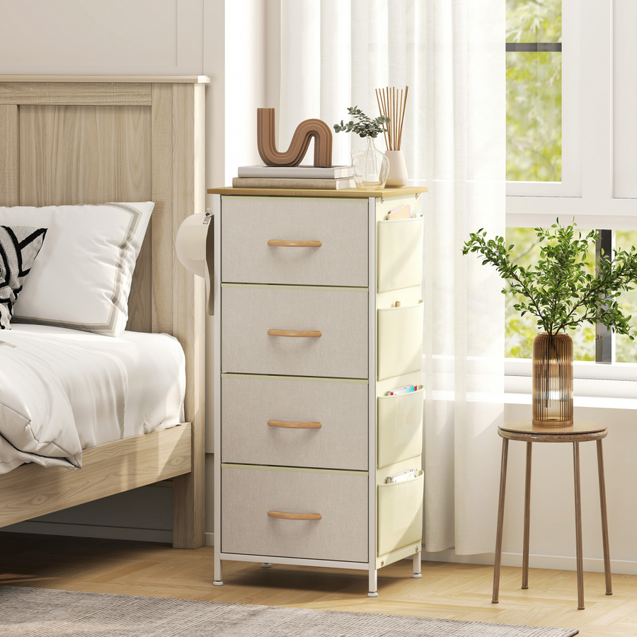Wood Storage Chest of Drawers