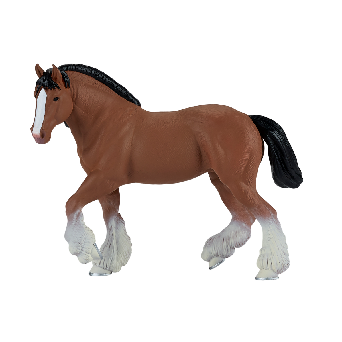 Clydesdale Horse Brown Toy