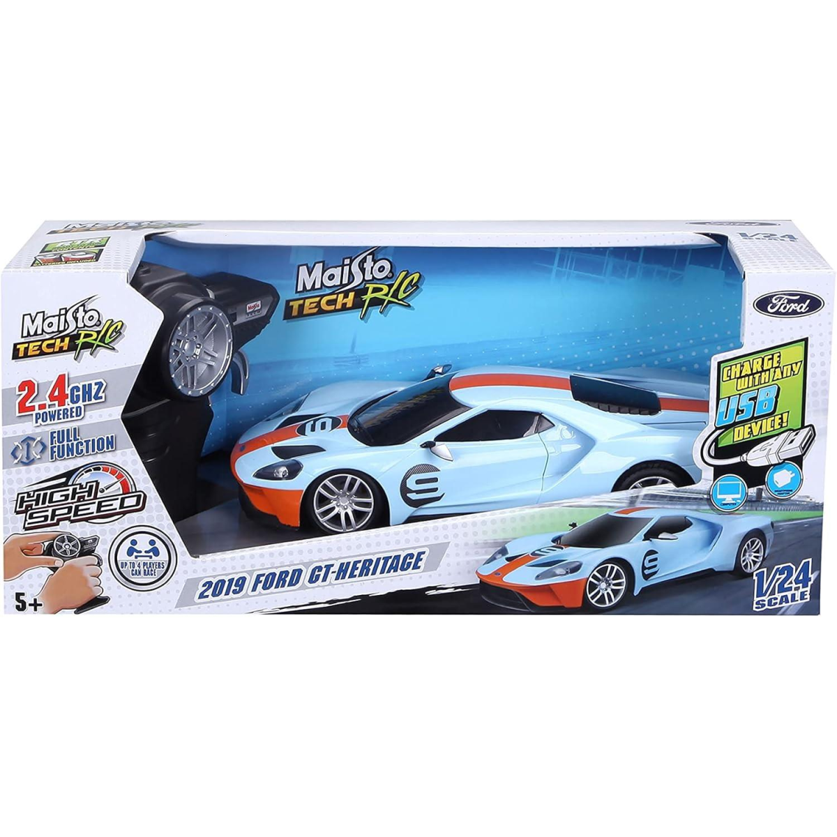 Maisto Premium RC Ford GT Heritage 1/24 Scale
