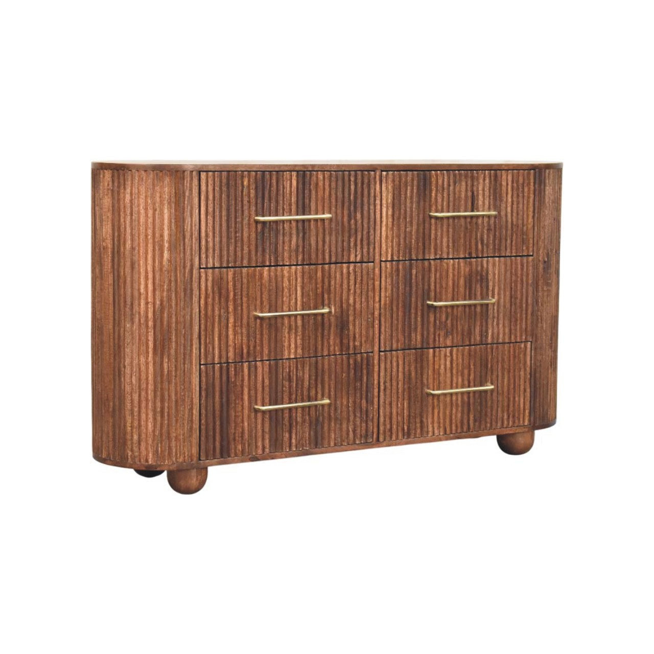 Artisan Furniture Ridgefront Chest, 6 Drawers, Roasted Almond