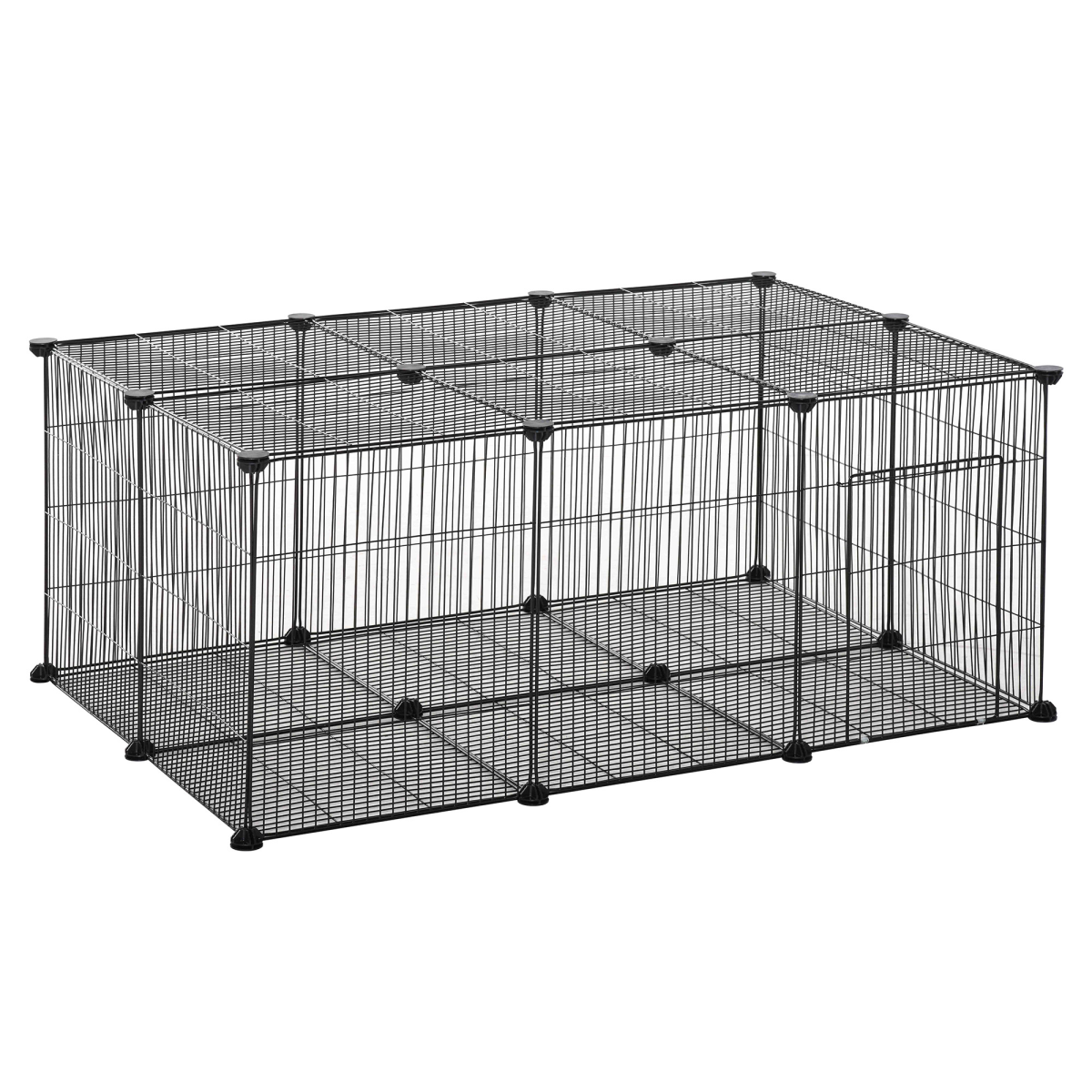 DIY Pet Playpen Cage 22 Piece with Door for Bunnies, Chinchillas, Guinea Pigs and Hedgehogs