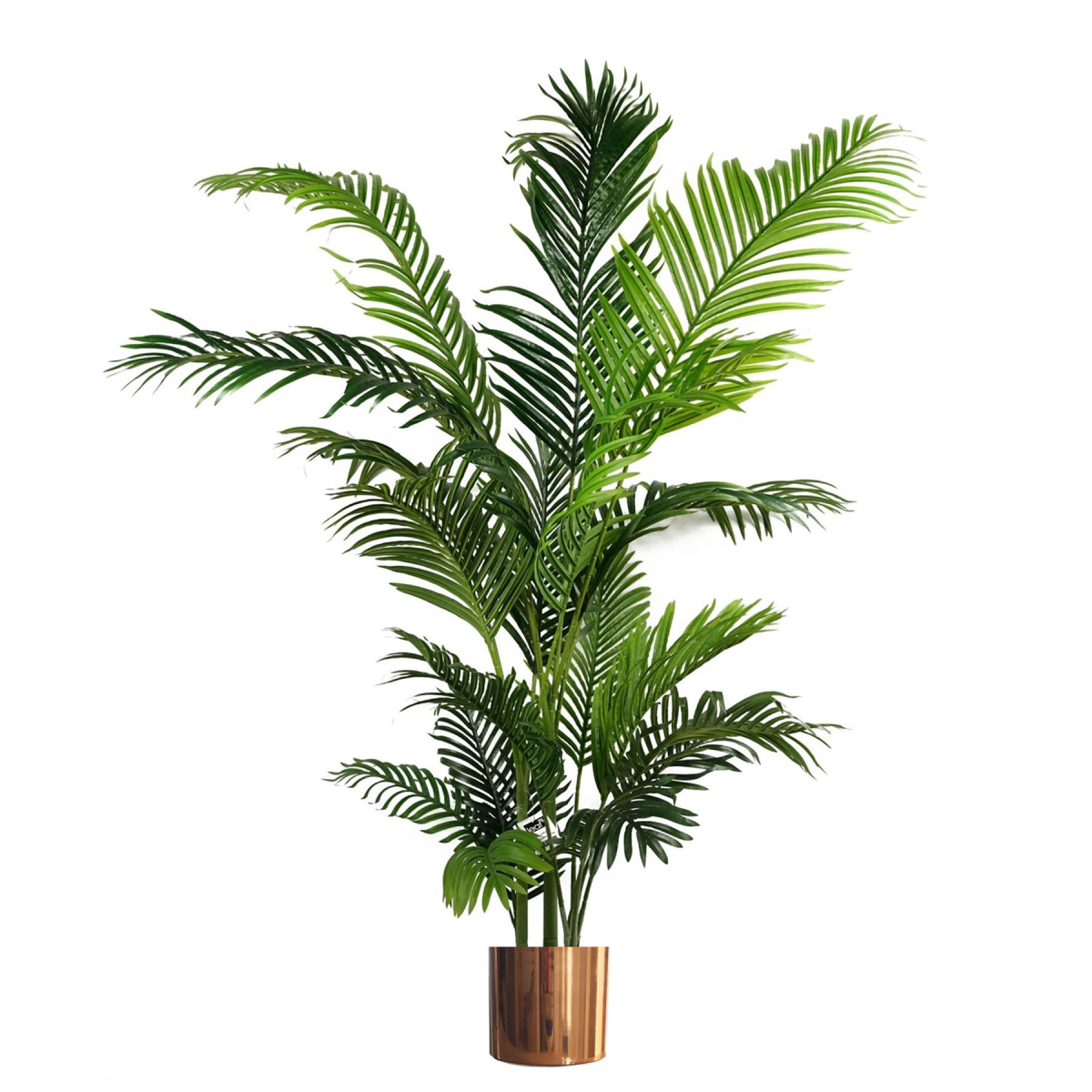 180cm Artificial Palm Tree with Copper Metal Planter