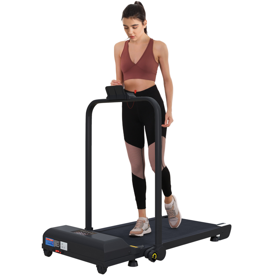 HOMCOM 2.5HP Folding Treadmill Walking Pad with Remote Control 1-10KM/H