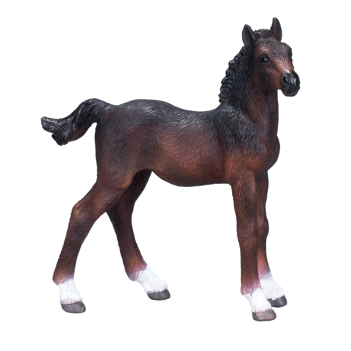 Hanoverian Foal Bay Toy Realistic Equestrian Figurine