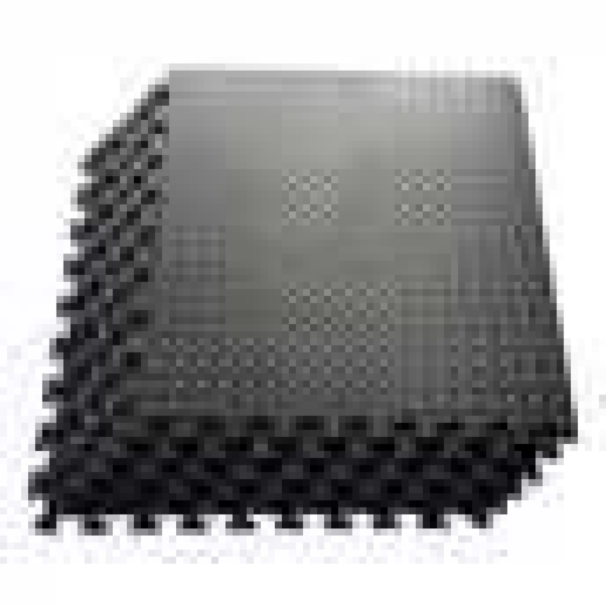 9 Pack Leaf Pattern Foam Mat 60 x 60 - Black