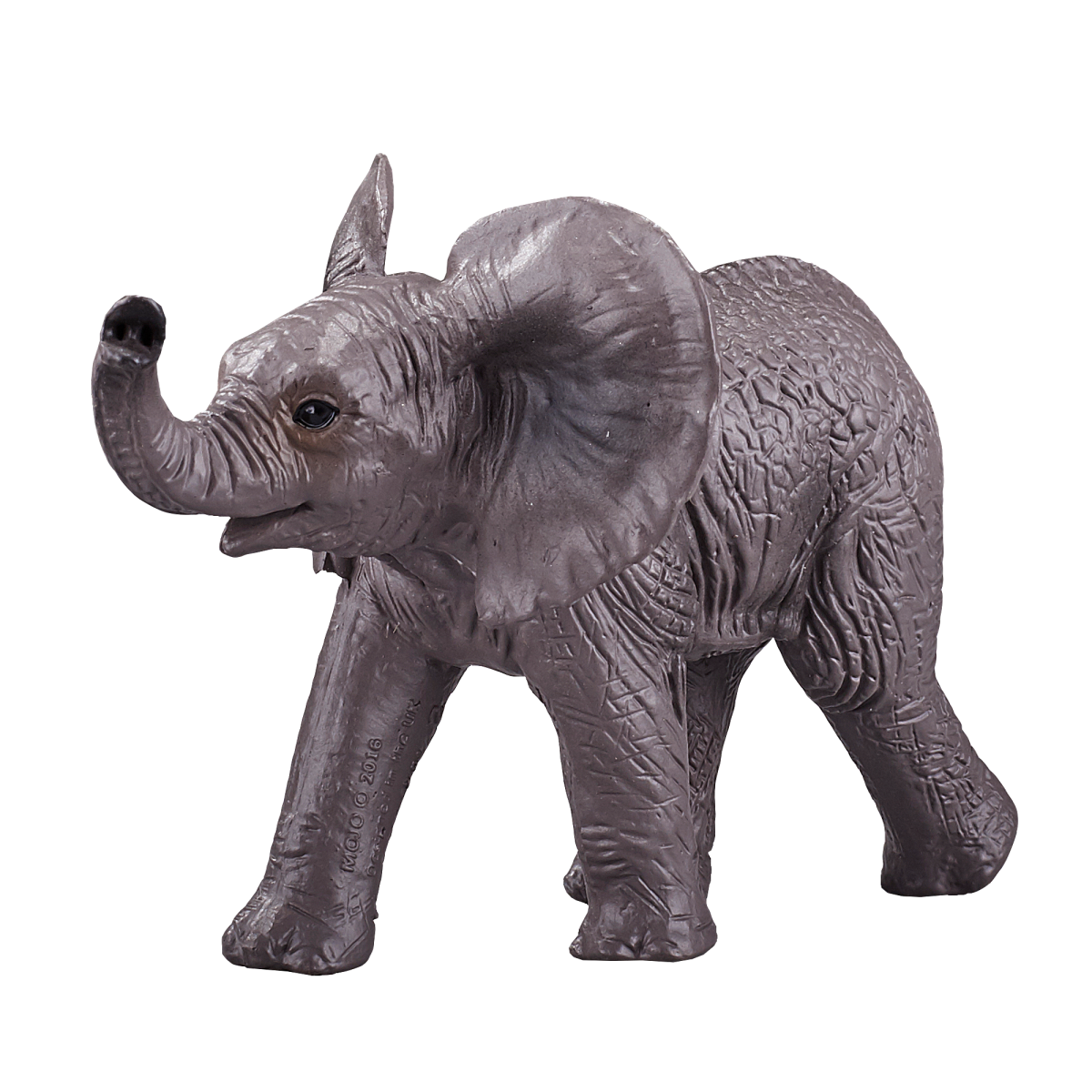 African Elephant Calf Toy - Realistic Wildlife Figurine