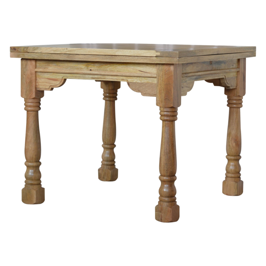 Artisan Furniture Solid Wood Granary Butterfly Dining Table, Brown