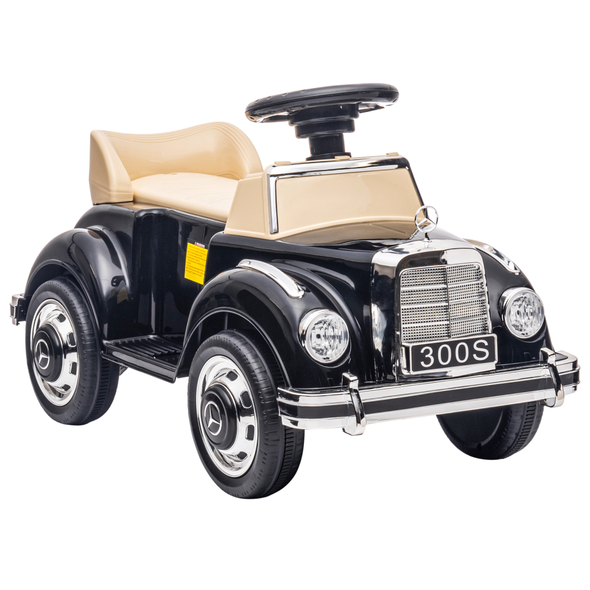 AIYAPLAY Mercedes-Benz 300S Licensed Ride-On Sliding Car for Kids