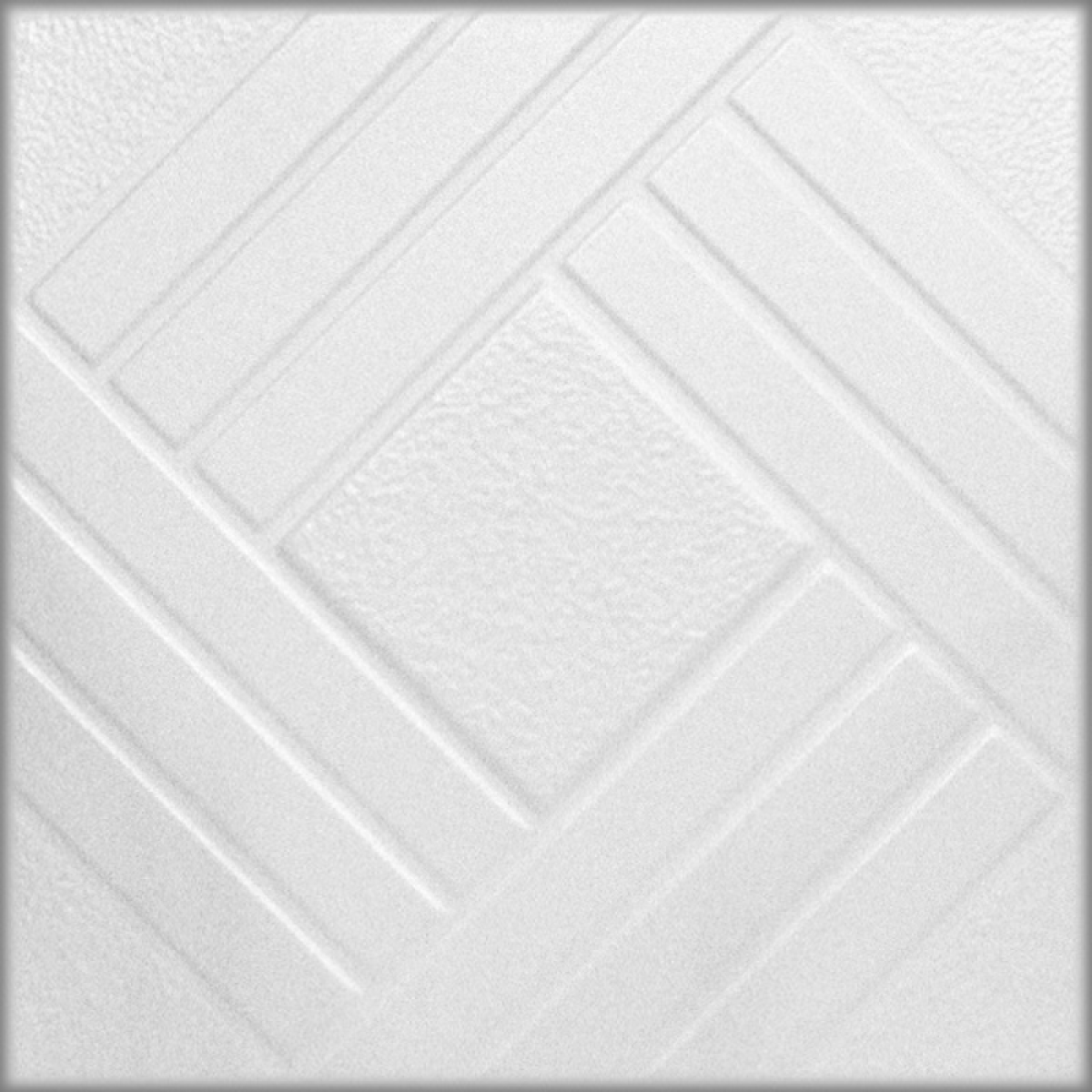 White Decorative Ceiling & Wall Panels 8 Pack (2m² / 21.52 sq ft)