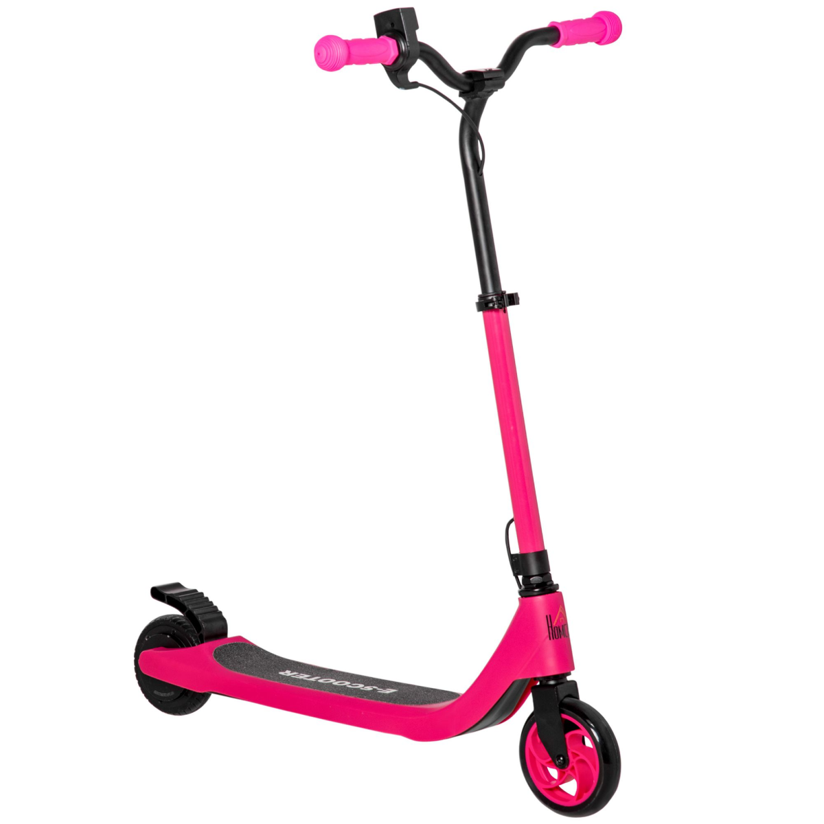 120W Electric Scooter with Battery Level Display, Rear Brake - Pink