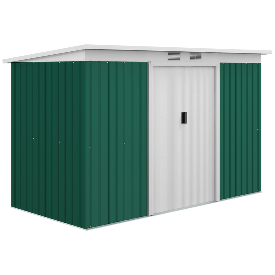 9ft x 4.25ft Garden Metal Storage Shed