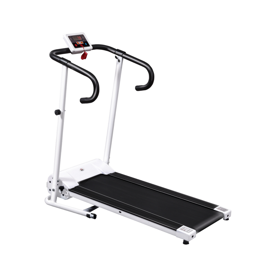 HOMCOM 1-10km/h Folding Treadmill with Safety Stop Button