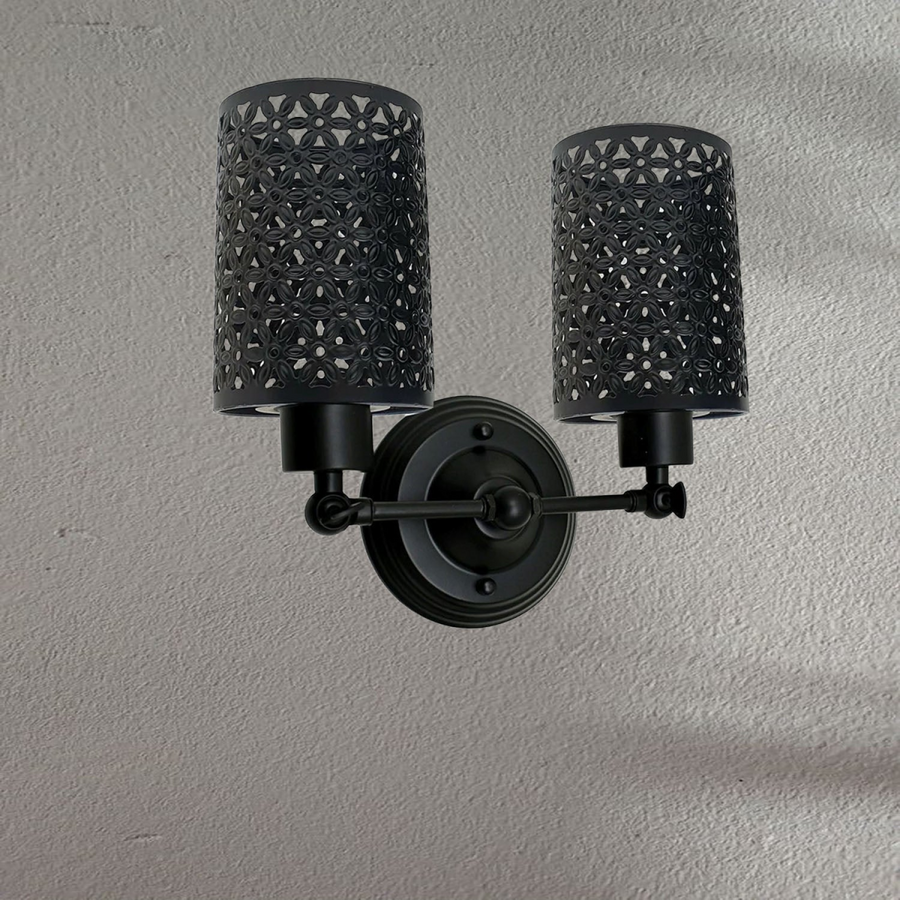 Modern Retro Black Vintage Industrial Wall Mounted Light Fixture