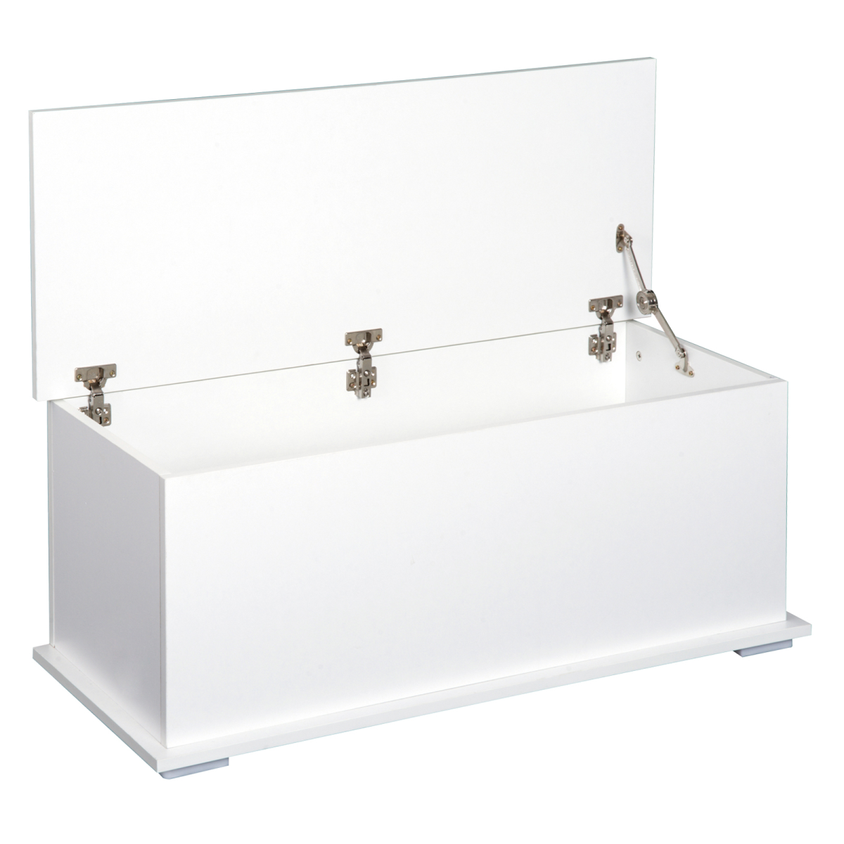 Storage Box Chest  Lid Keepsake Spacious Collection Chipboard -White