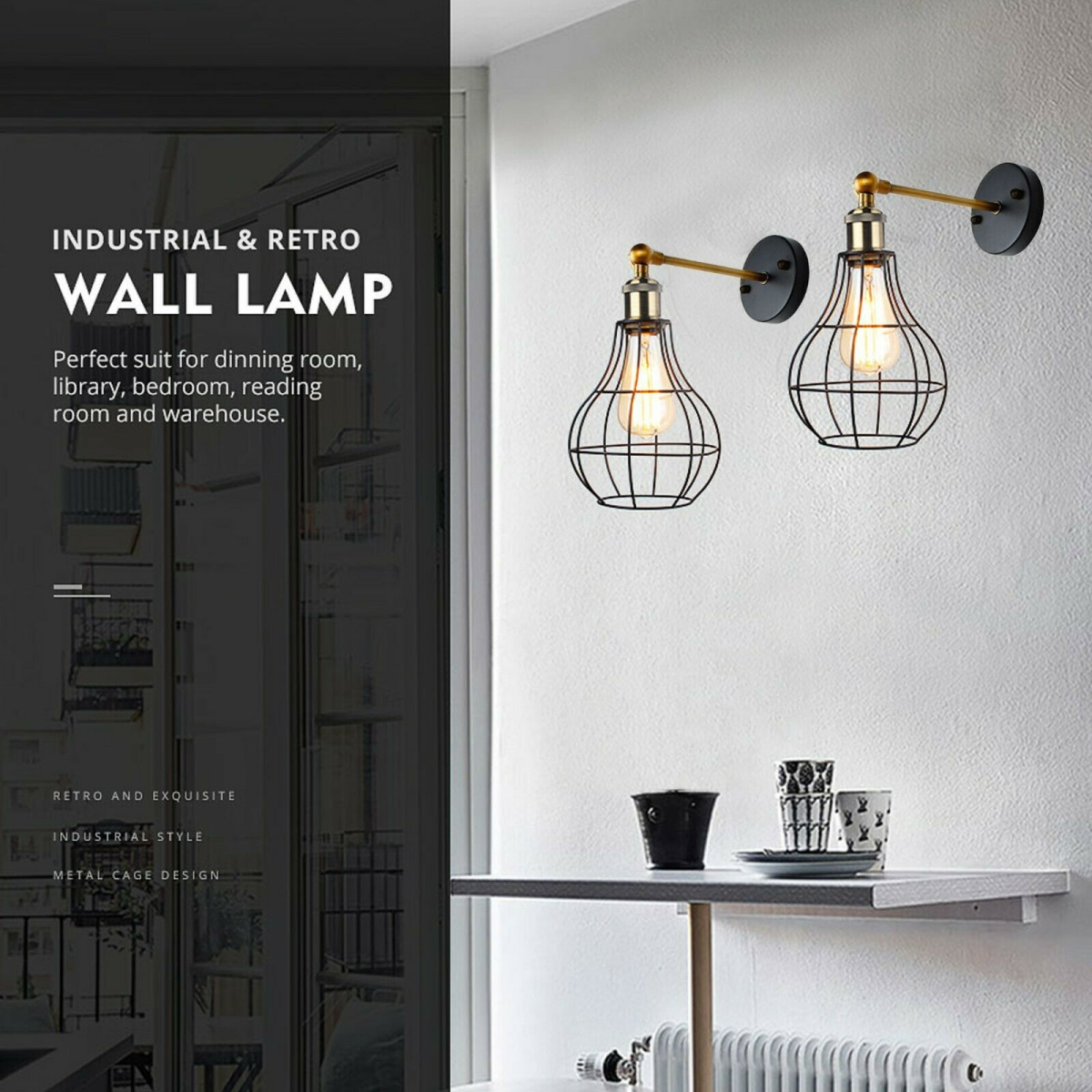 Vintage Wall Light Fixture for UK Interiors
