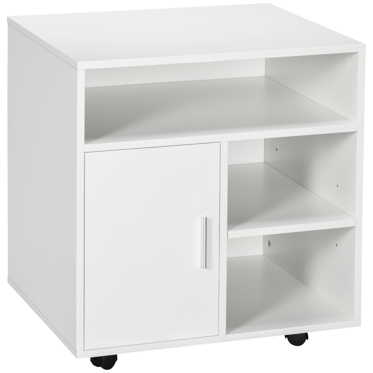 Multi-Storage Printer Unit Office Organisation White HOMCOM