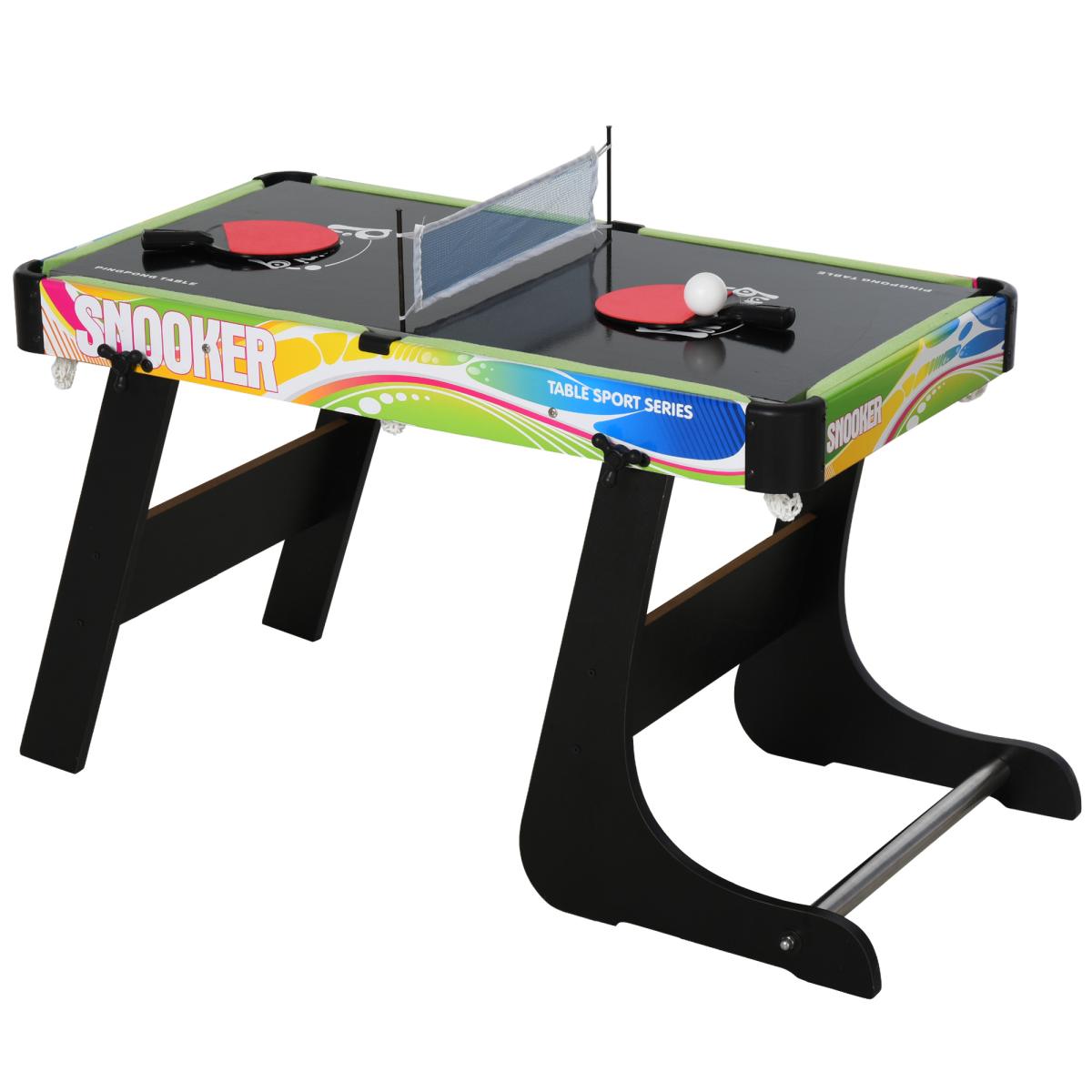 4-in-1 Foldable Game Table Hockey, Football, Table Tennis & Pool