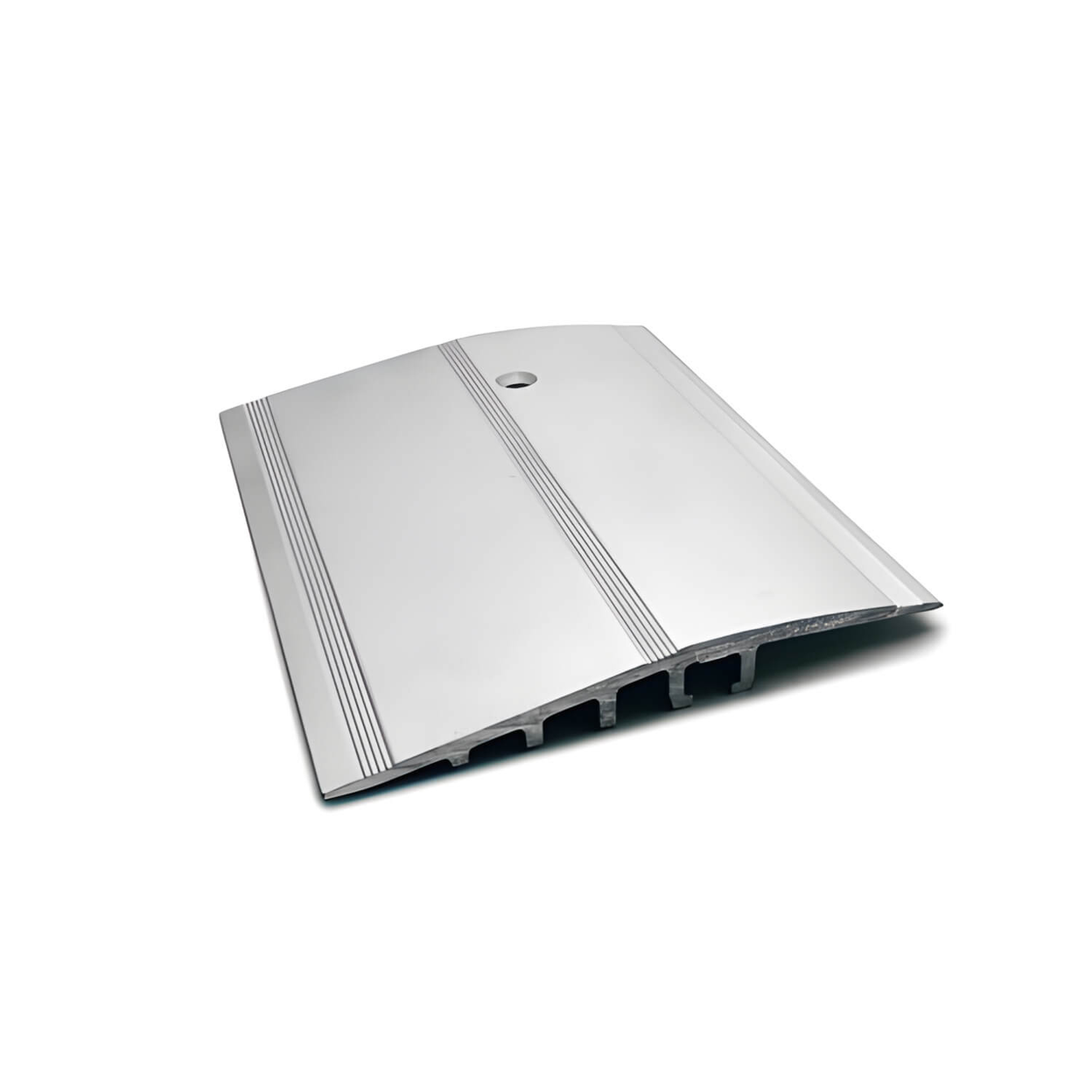 Anodised Aluminium Reducer 76mm x 8.5mm Heavy Duty Ramp Matt Silver 2.7m RAW