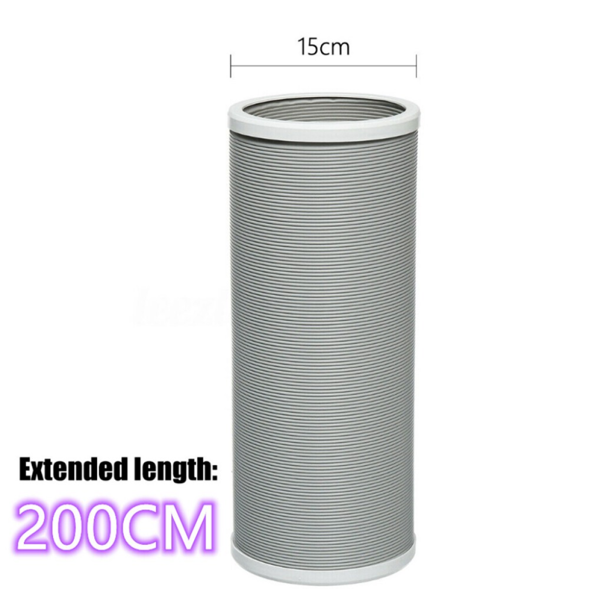 2M Flexible Air Conditioner Exhaust Pipe Vent Hose Duct Outlet UK