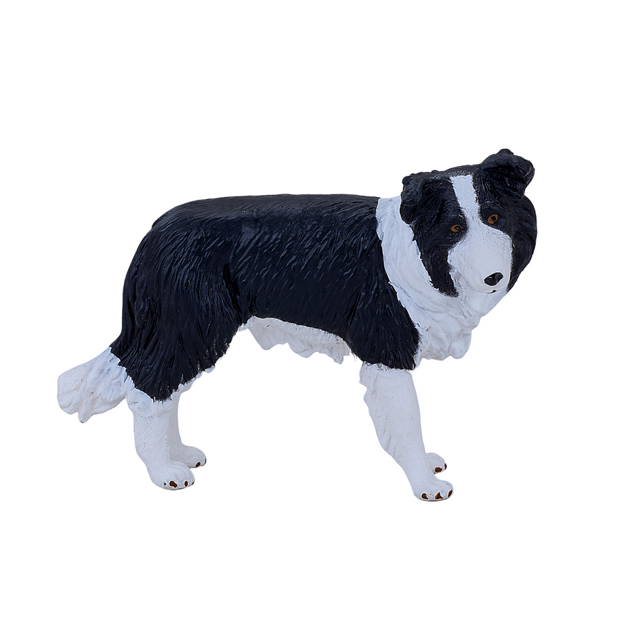Border Collie Dog Toy Realistic Pet Figurine