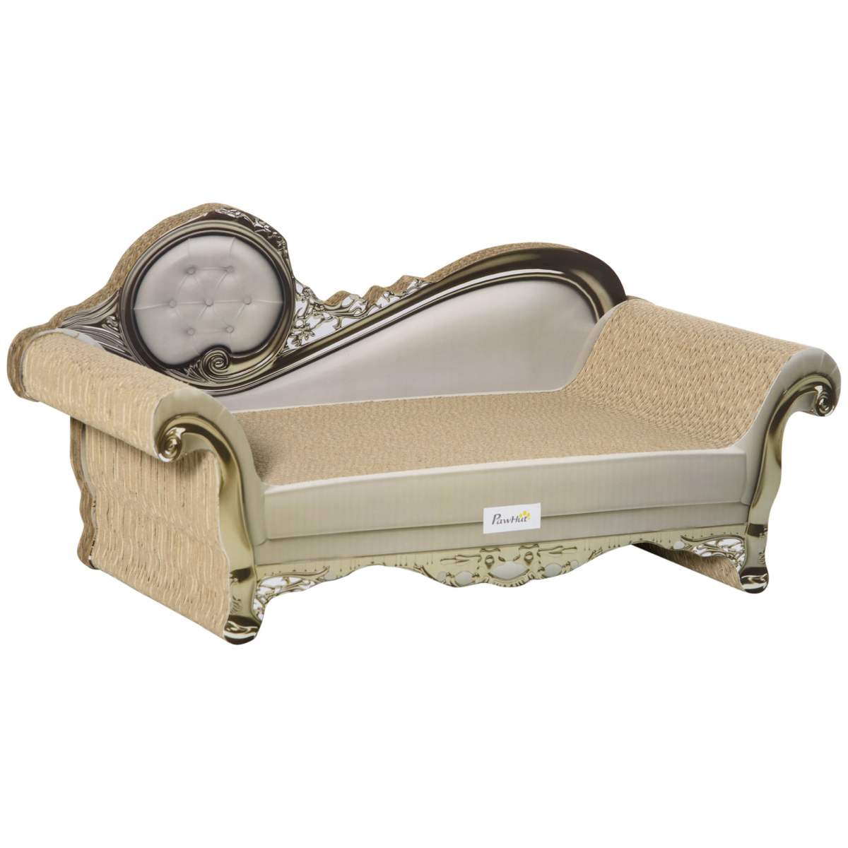 Cat Scratching Bed with Catnip, Brown