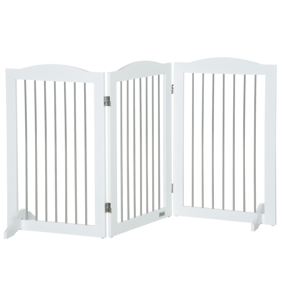 Foldable Dog Gate White