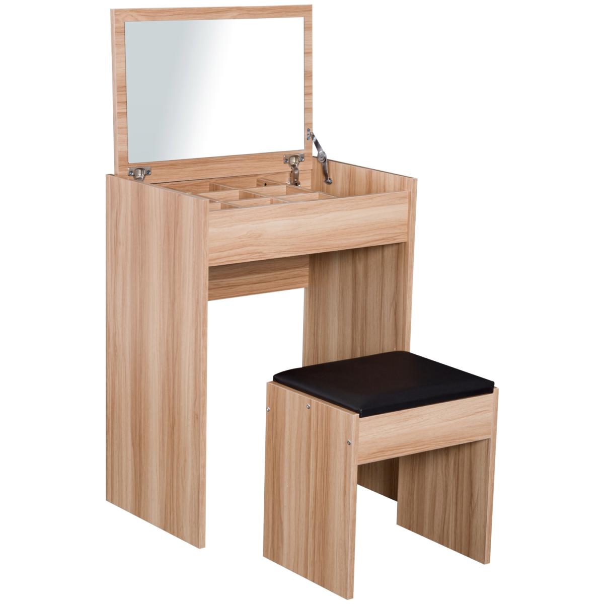 Dressing Table Set with Mirror & Stool