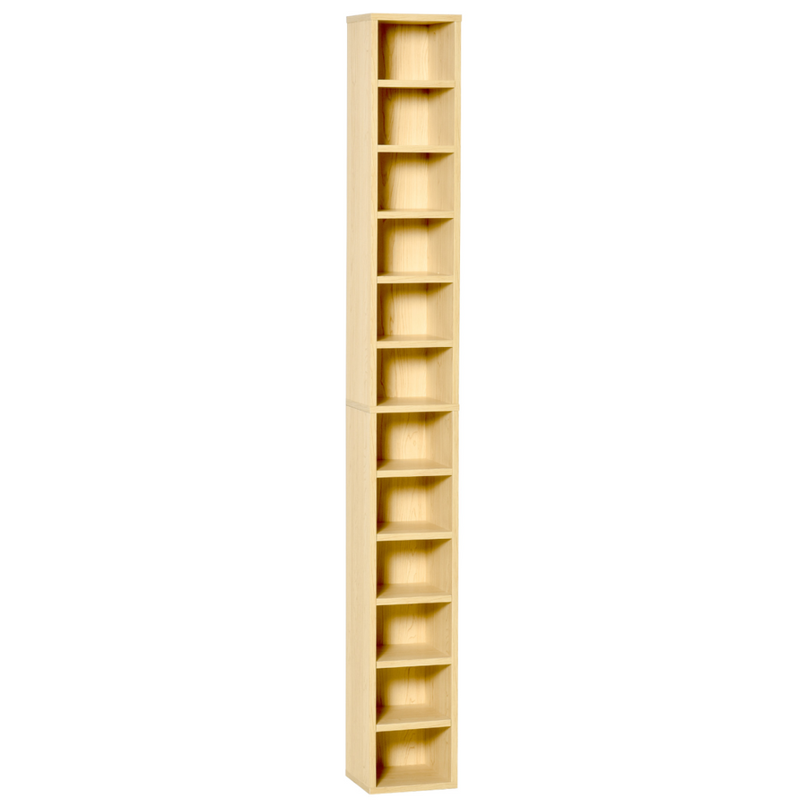 21L 75H cm Multimedia Shelf-Pine Wood Colour