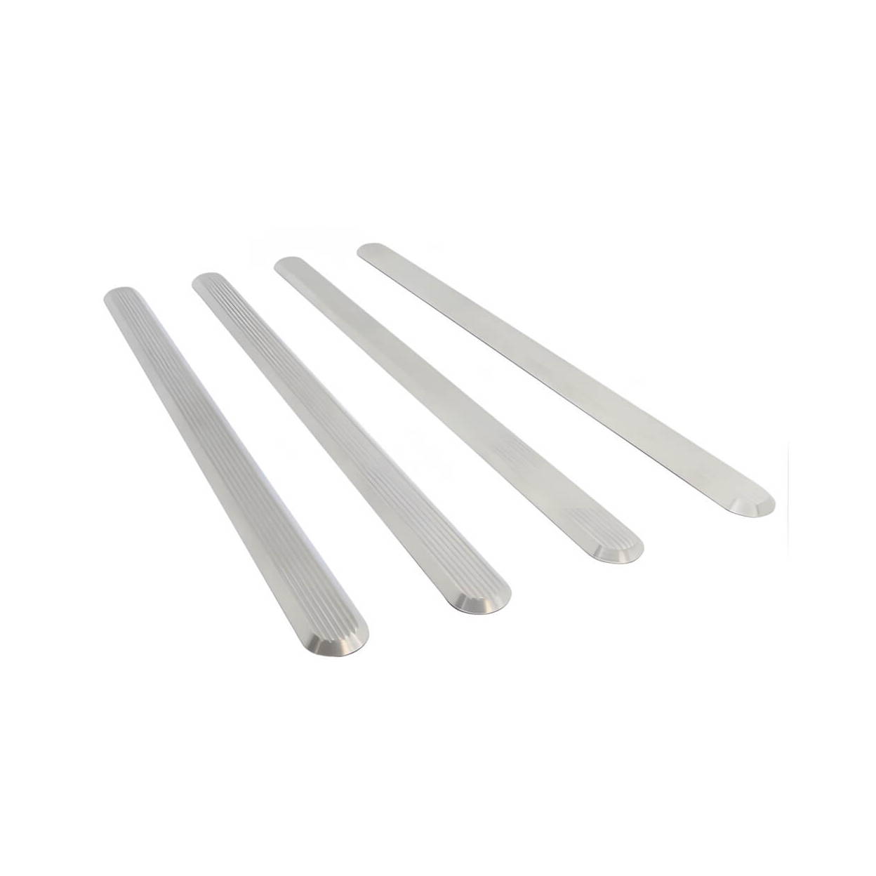Stainless Steel Tactile Strips Retrofit 3M Adhesive - 280mm Heat Resistant