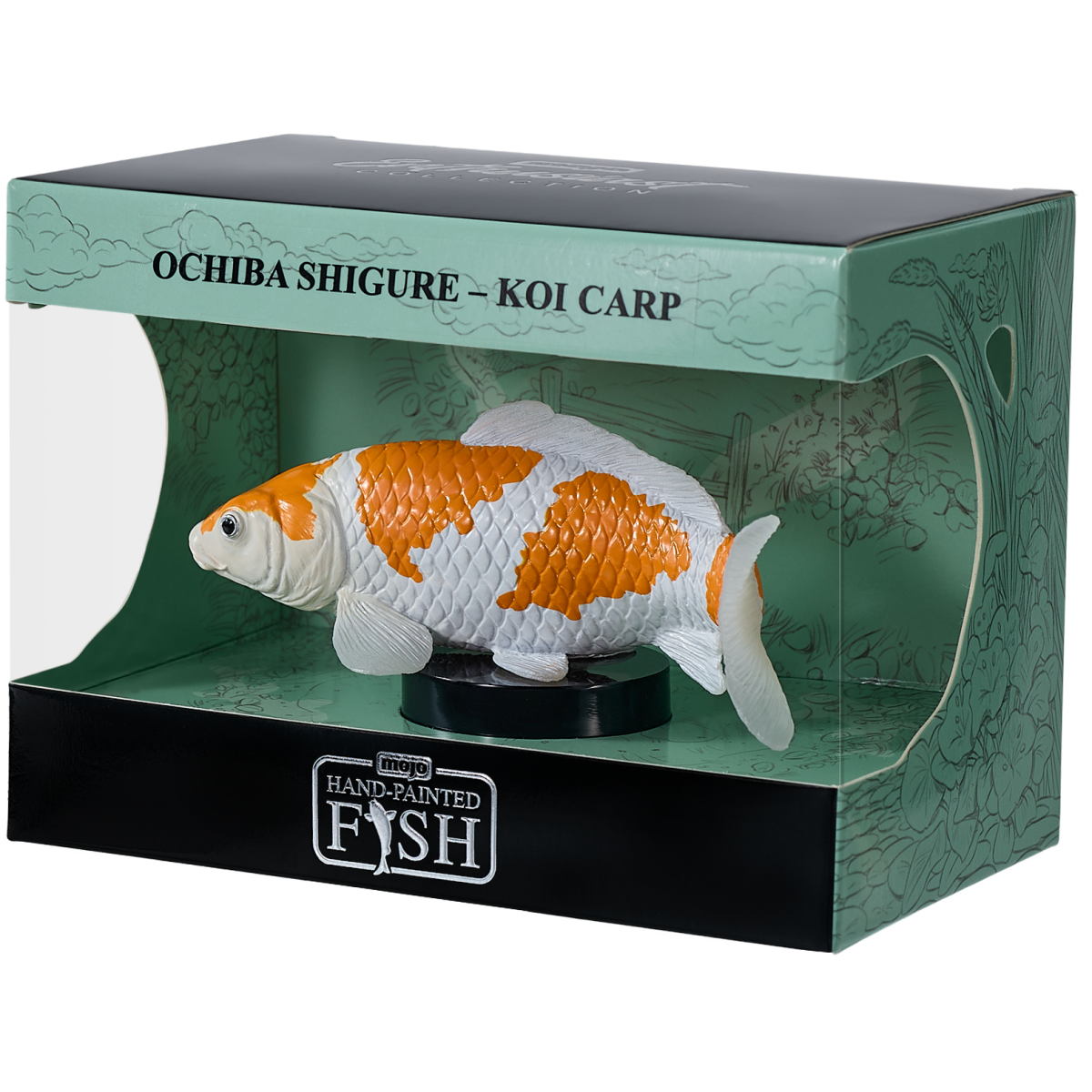 Ochiba Shigure Koi Figurine