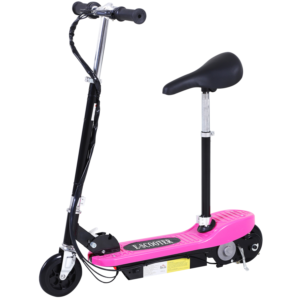 Kids Foldable Electric Powered Scooter 120W Pink