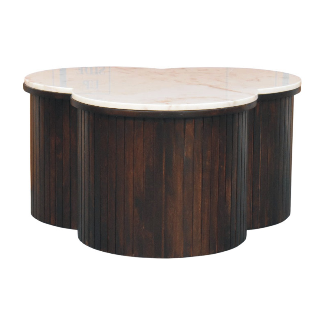 Artisan Furniture Verona Marble Coffee Table, Brown & White