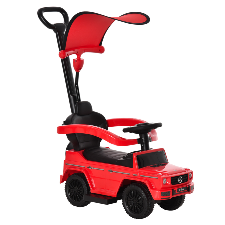 Mercedes Benz G350 Ride-On Sliding Car Floor Slider Stroller Kids Vehicle, Red HOMCOM