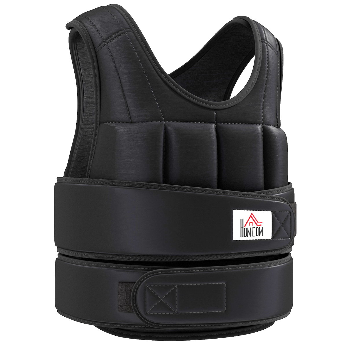10kg Adjustable Weight Vest, Black