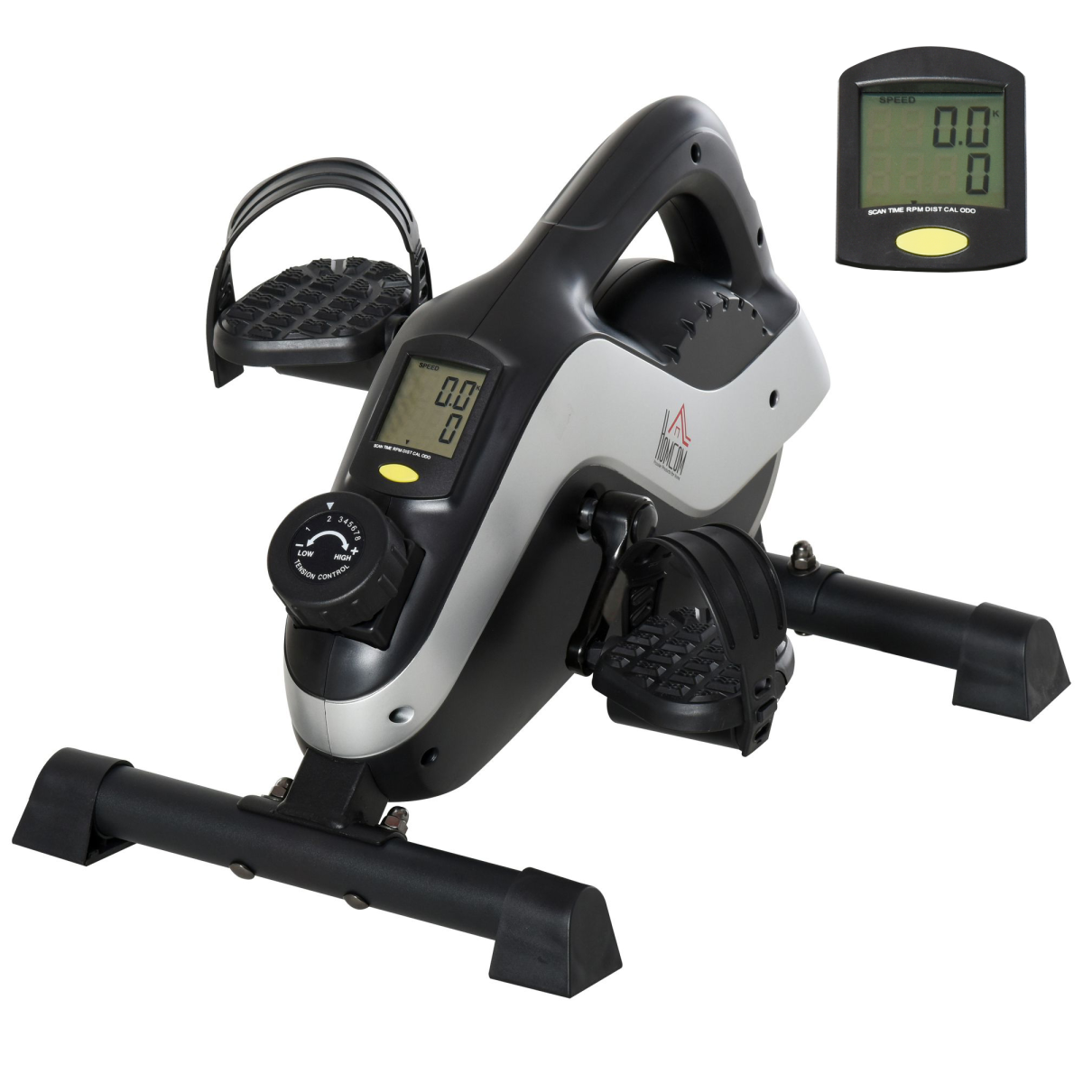 Mini Exercise Bike 8 Levels Magnetic Resistance LCD Display HOMCOM