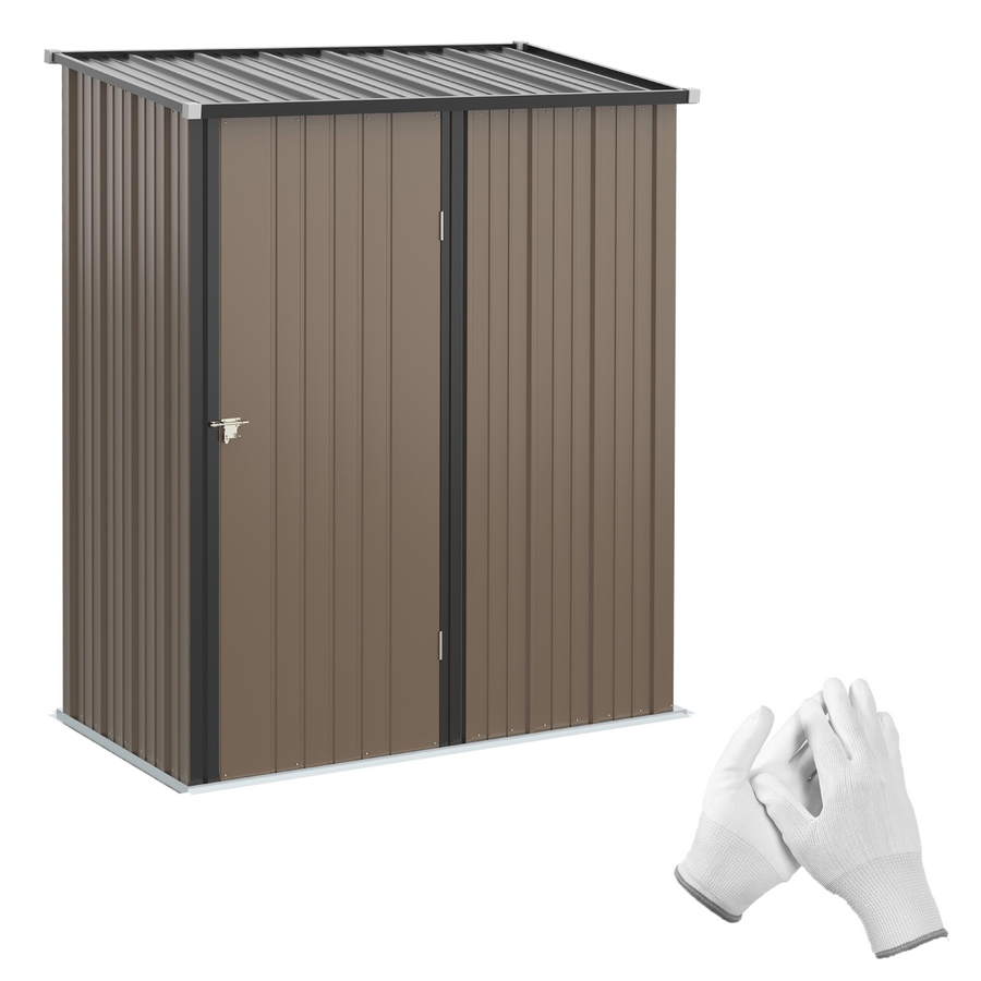 Outdoor Storage Shed Steel Garden Shed with Lockable Door