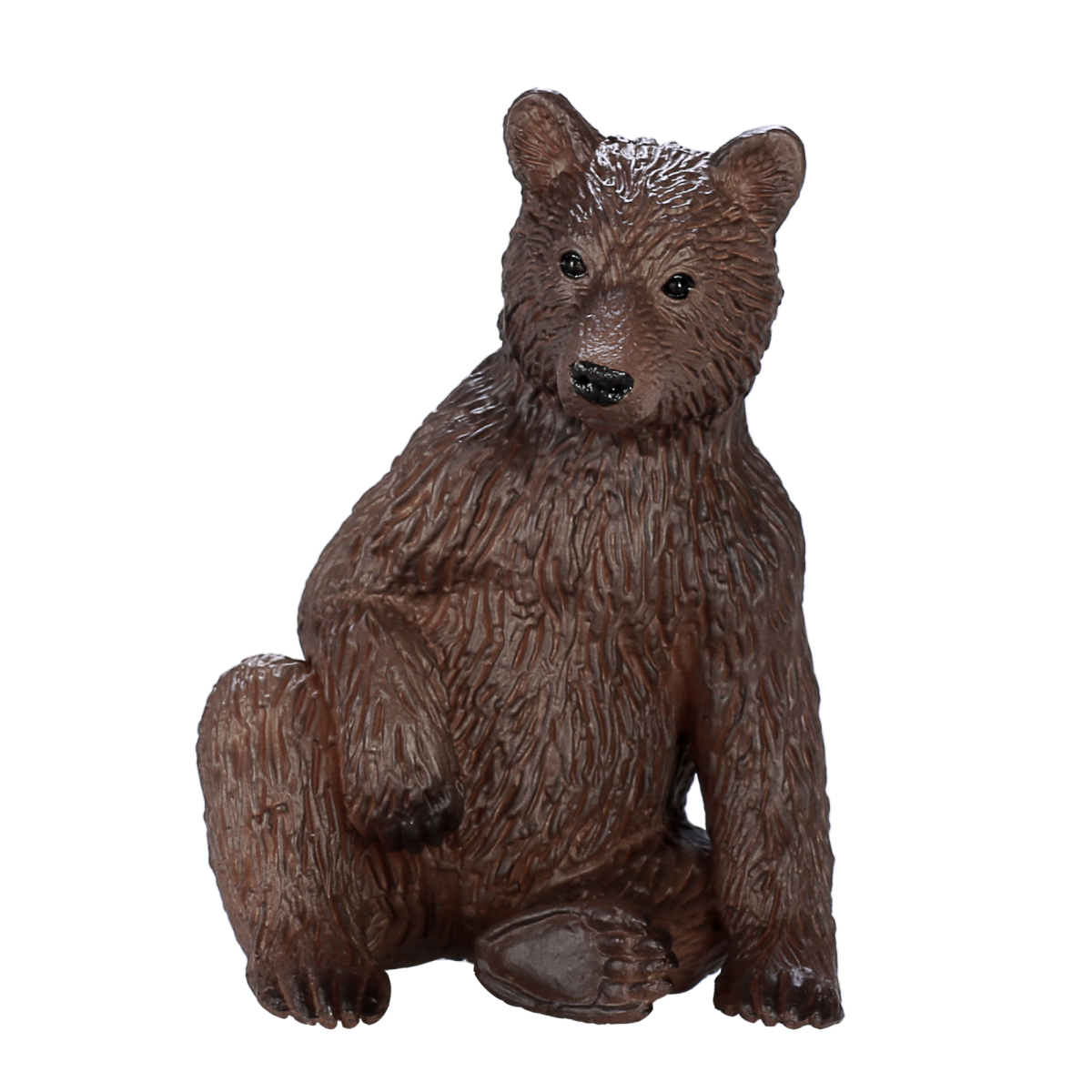 Grizzly Bear Cub Toy - Realistic Wildlife Animal Model