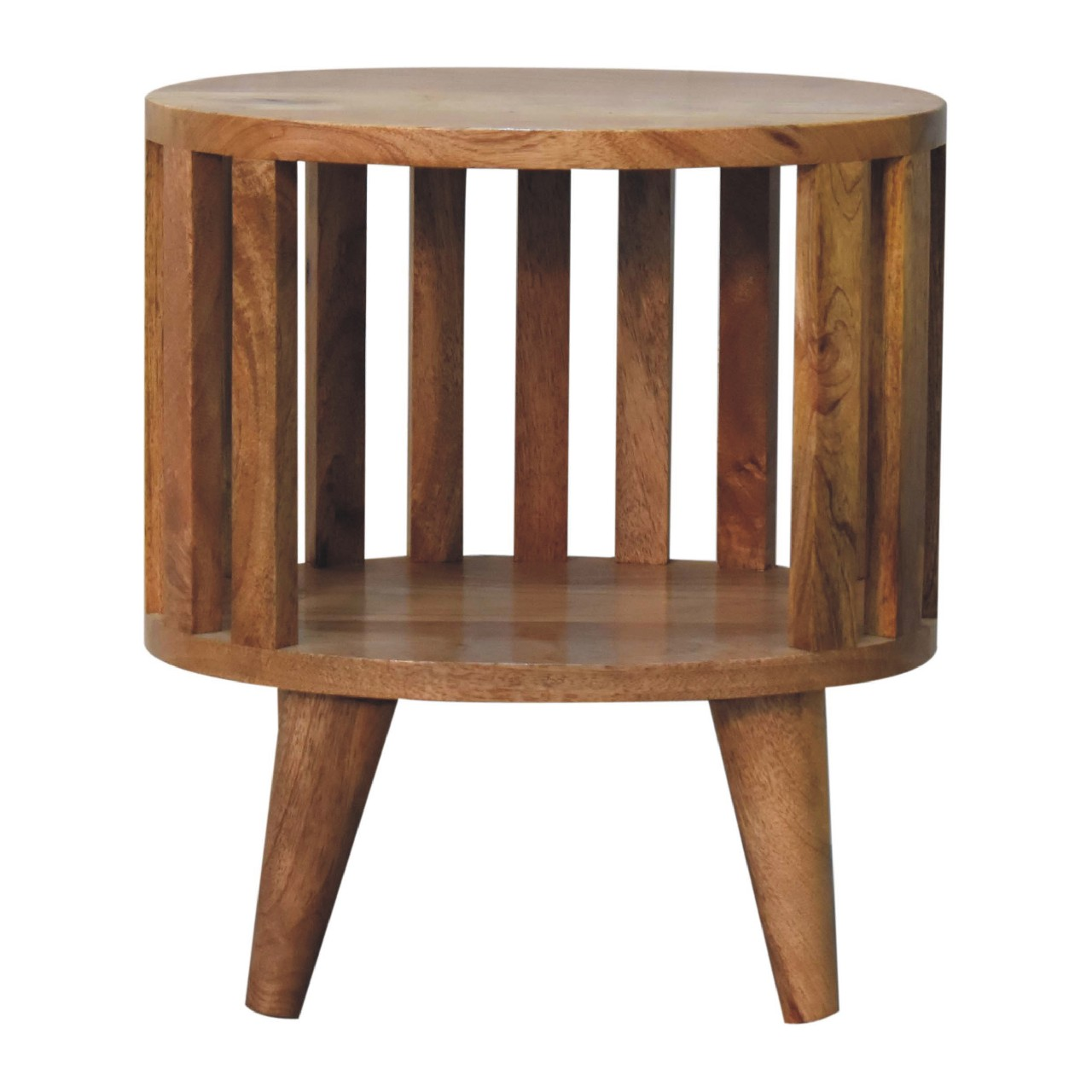 Artisan Furniture Ariella Single Shelf Bedside, Brown