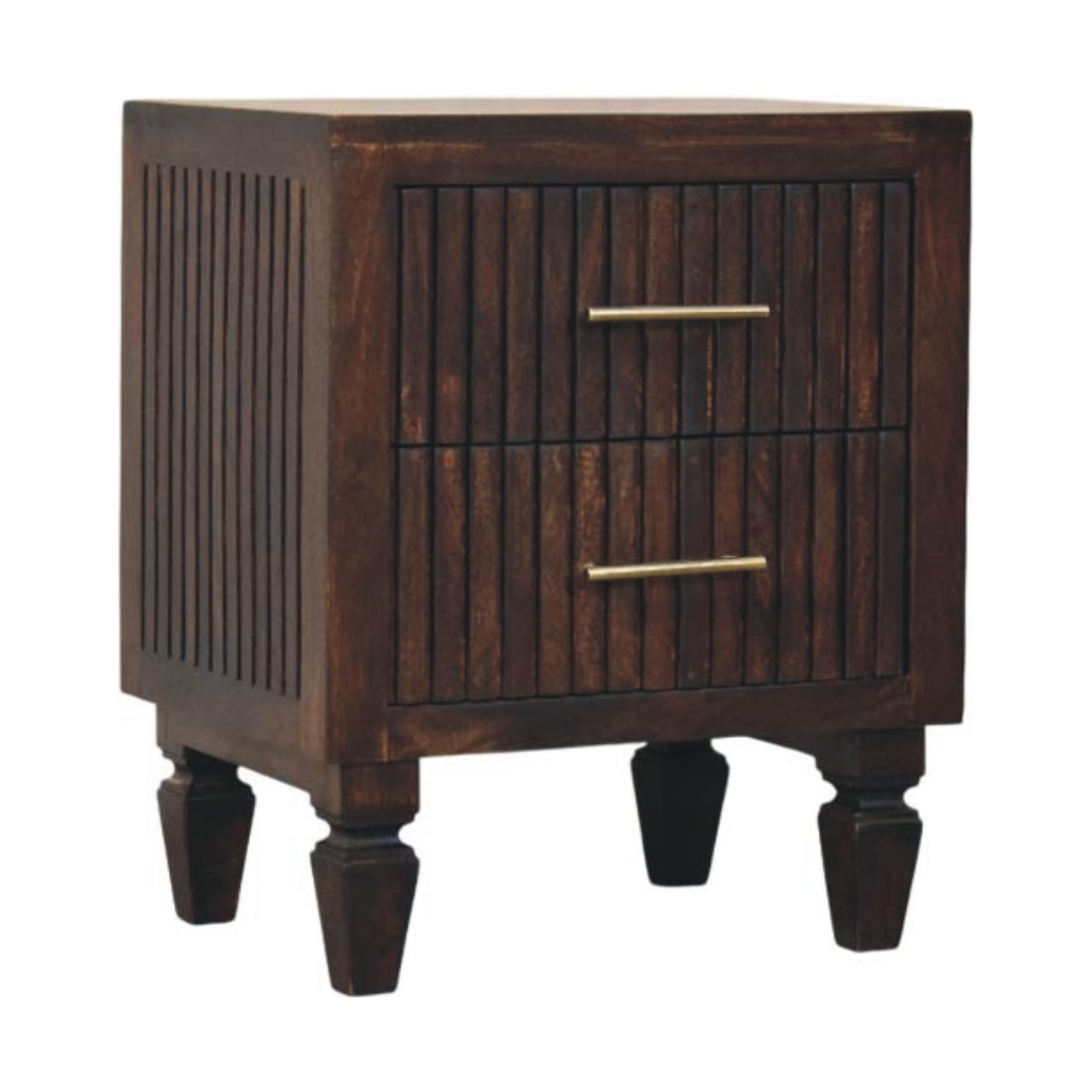 Artisan Furniture Belmont Nightstand, 2 Drawers, Dark Brown