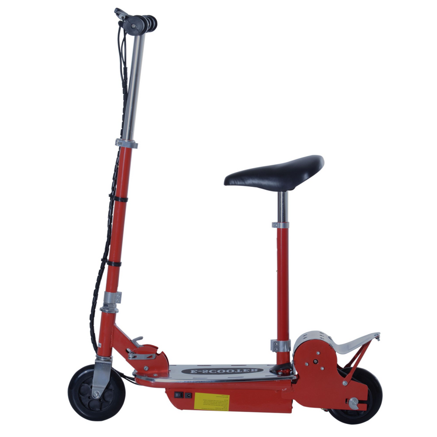 Teen Foldable Electric Scooter Battery 12V 120W w/ Brake Kickstand HOMCOM