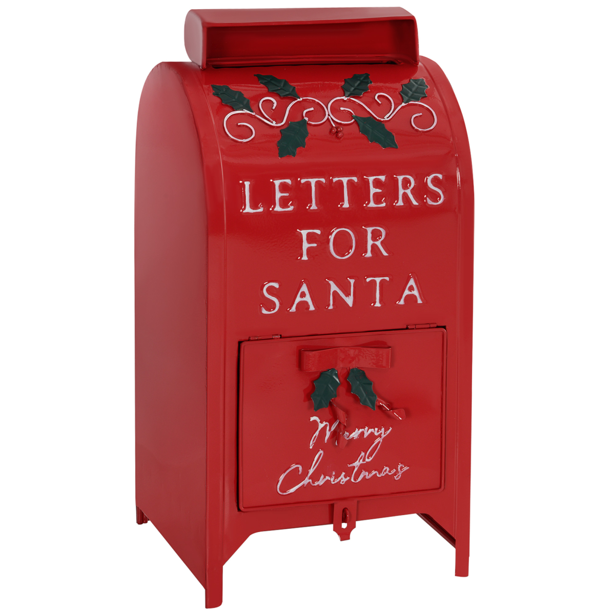 HOMCOM Christmas Post Box Freestanding or Wall Mounted