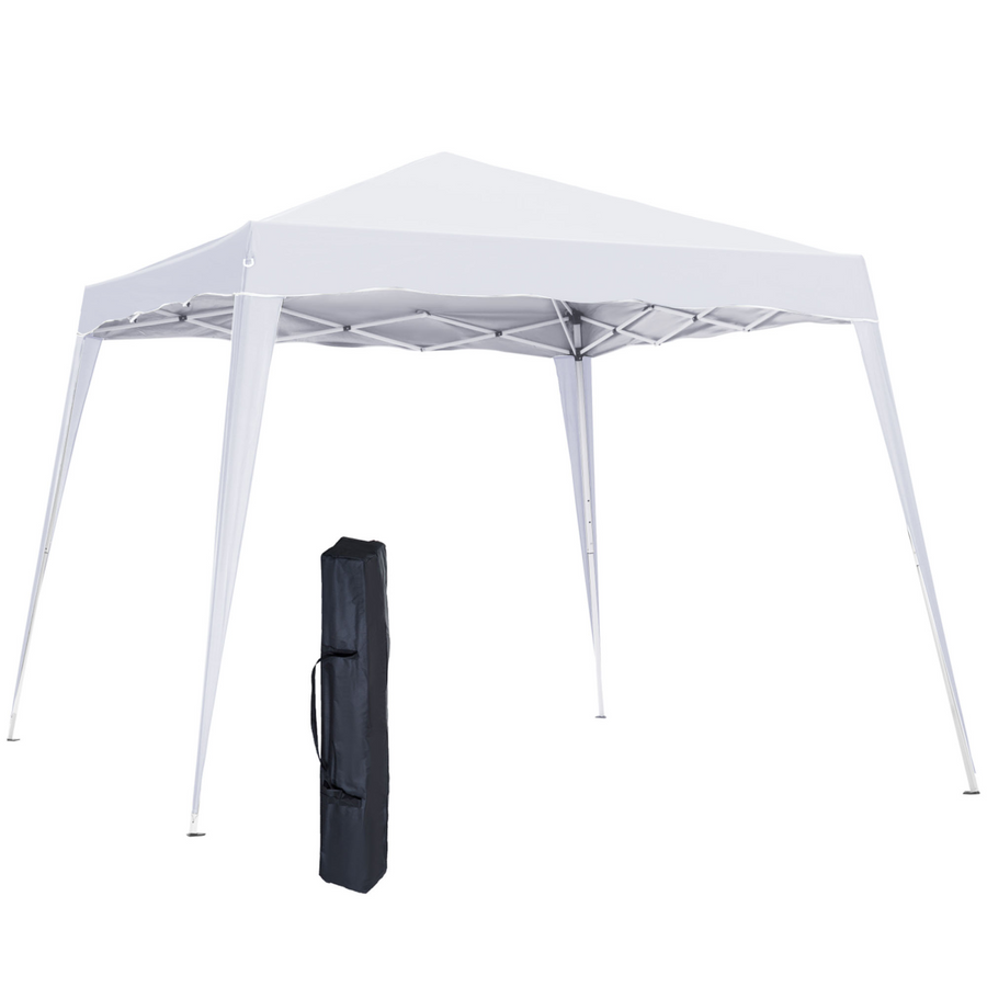 Outsunny Pop-Up Tent, 3L x 3W x 2.4H m, White