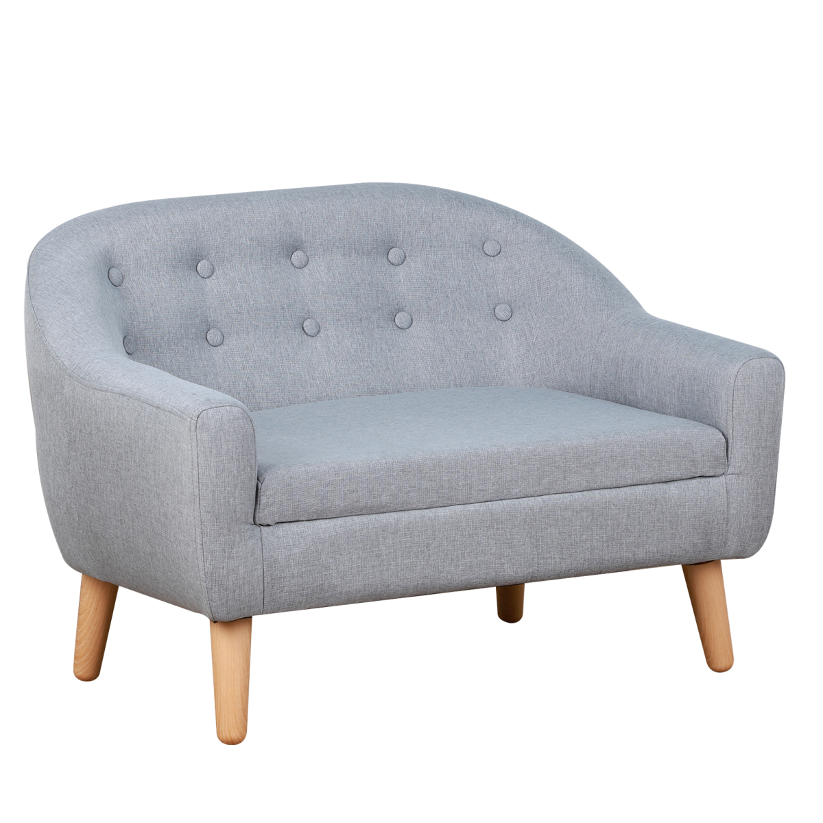 Kids Mini Sofa Children Armchair Seating Chair, Grey